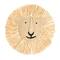 Hello Honey® 16.5" Natural Savannah King Raffia Lion Wall Art